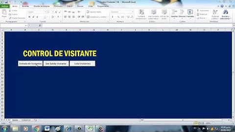 Vídeo 01: CONTROL DE VISITANTES