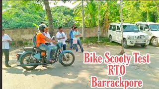 Bike & Scooty two wheeler license Test RTO Barrackpore