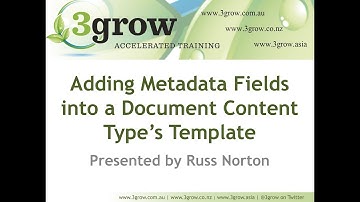 Add Metadata Columns into a Content Type
