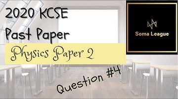 2020 KCSE PHYSICS PAPER 2 QUESTION 4