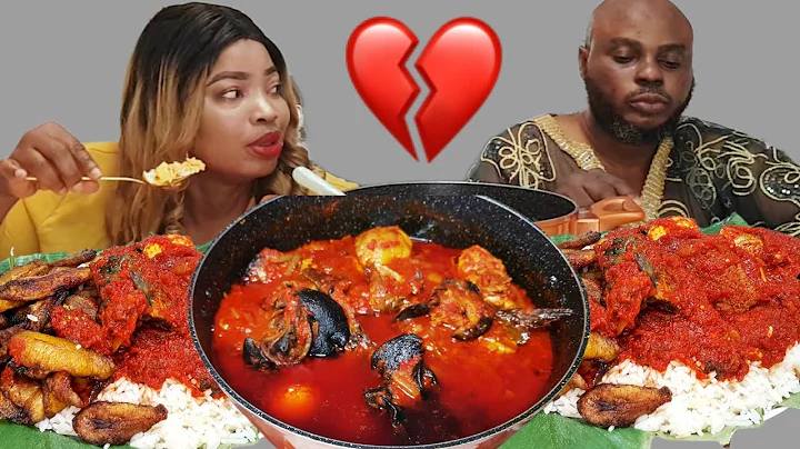 IGNORING MY WIFE TO SEE HER REACTION | DELICIOUS RED STEW WITH WHITE RICE | AFRICAN FOOD PRANK