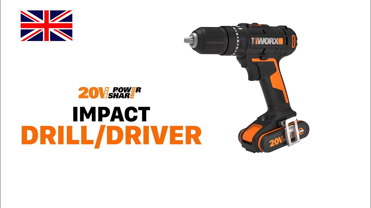 WORX 20V Brushless 3 Speed 260Nm Impact Driver Kit WX261.K