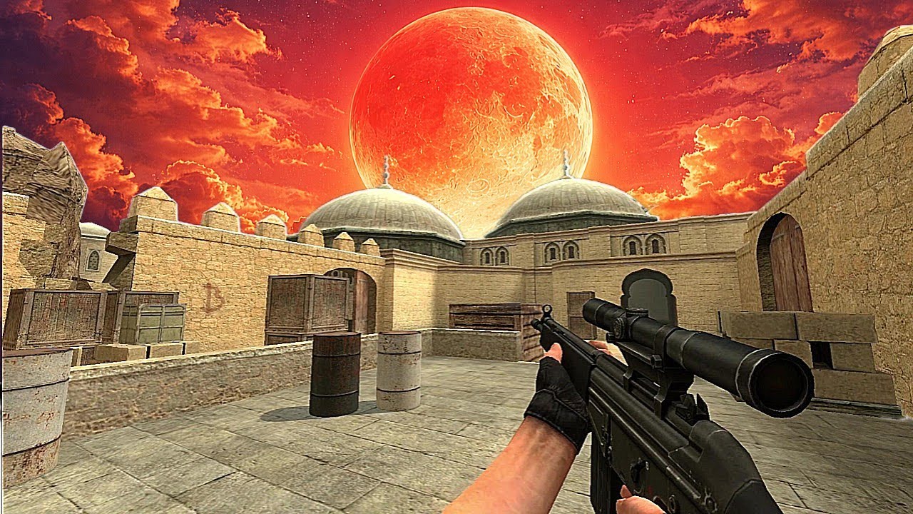 Counter-Strike Source: Zombie Riot Mod on de_dust2