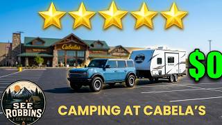 Cabela's overnight camping!   FREE
