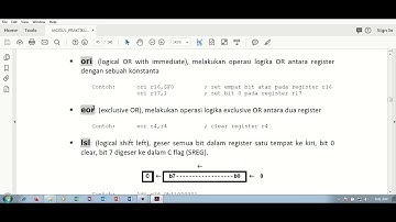 AVR ATMega8535 -  Operasi Aritmatika dan Logika