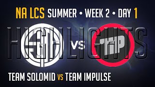 TSM vs Team Impulse HIGHLIGHTS | Week 2 NA LCS Summer Split 2015 S5 | TSM vs TIP W2