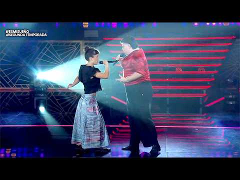 ¡María Libedinsky no logró mostrar su talento! Cantó un hitazo de Celia Cruz junto a Tomás Cochello