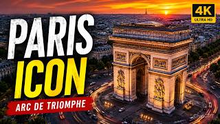 Inside Paris’ Most Famous Monument 🇫🇷 | Arc de Triomphe 4K Drone View