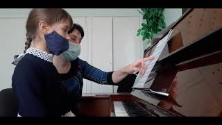 Открытый урок по фортепиано преподавателя Бурнашовой Н.Г.