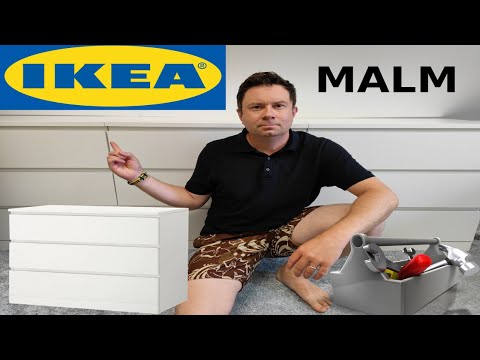 Video: Wo ist das Produktetikett auf einer Ikea-Kommode?