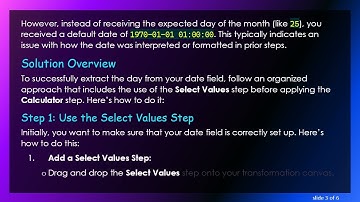 Extracting the Day from a Date in Pentaho Data Integration