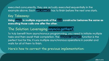Unlocking the Power of Python Asyncio: How to Efficiently Handle Dictionary Values