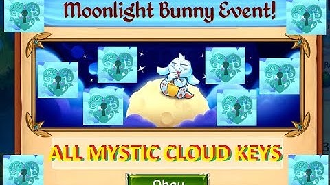 Moonlight Bunny Event - ALL MYSTIC CLOUD KEYS - Merge Dragons