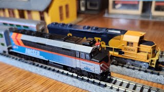 Train layout! N scale metra!