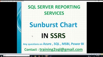 Sunburst Chart in SSRS | SSRS Sun burst chart