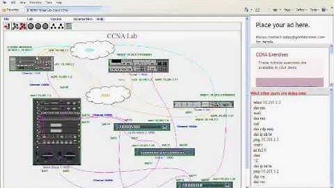 CCNA lab in under one minute