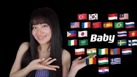 ASMR "Baby" In 30 Different Languages