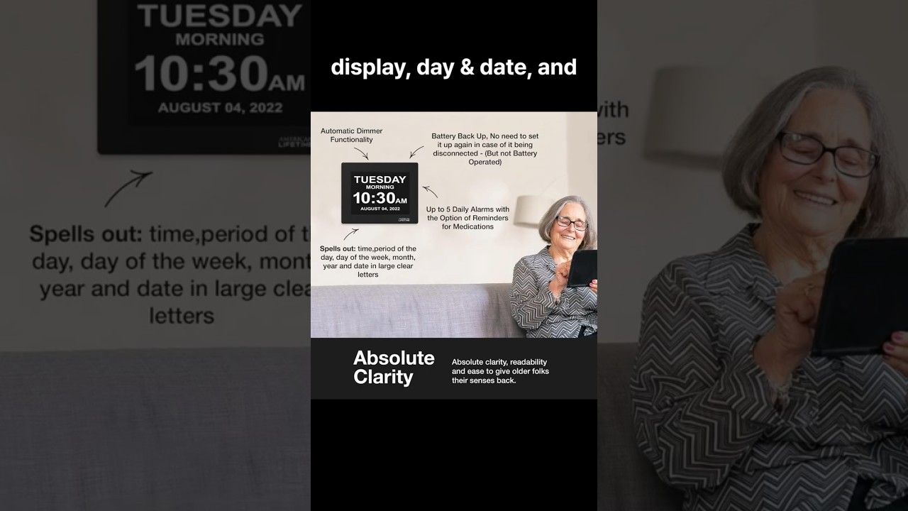 “The Best Digital Calendar Clock for Elderly (2026 Model)”