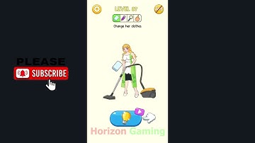 DOP Brain Delete Puzzle LEVEL 87 Change her clothes - Gameplay Walkthrough Android IOS