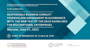 RBC and stakeholder engagement in accordance with the new text of the OECD Guidelines for MNEs