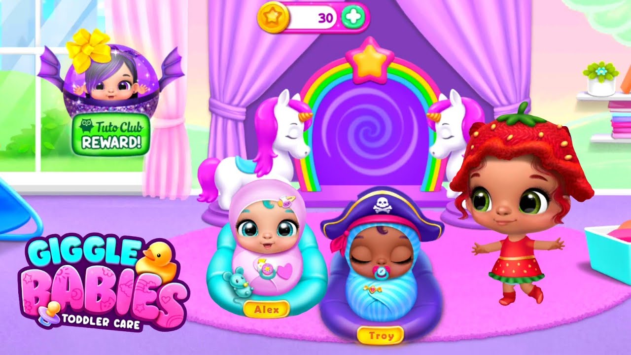 Giggle Babies Toddler Care Gameplay Android iOS | Collect & Take Care Babies | Tutotoons Games