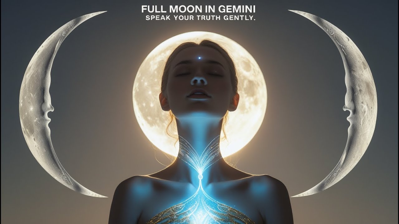 Full Moon in Gemini Guided Meditation | Speak Your Truth with Grace & Clarity