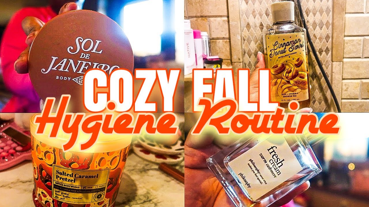 GOURMAND FALL HYGIENE ROUTINE! | QUICK , COZY , & WARM SHOWER ROUTINE 🧡 ...