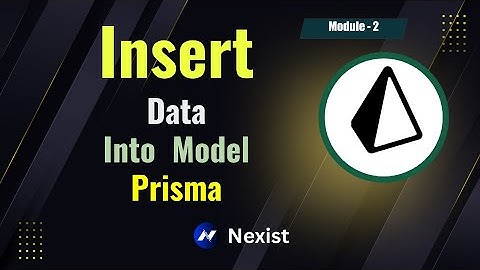 3.1 Insert Your First Data Using Prisma | Prisma CRUD With PostgreSQL 2025
