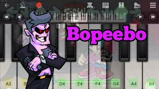 Bopeebo friday Night Funkin  Week 1 On Piano  Perfect Piano