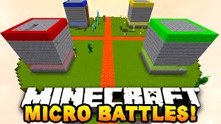 Minecraft MICRO BATTLES "SKY PRANK!" #22 - w/ PrestonPlayz & Kenny