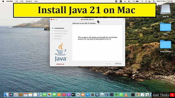 How to Install Java JDK 21 on Mac | Amit Thinks