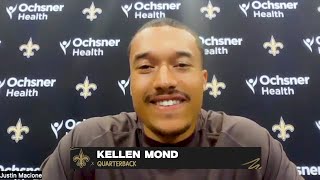Kellen Mond's 1st Interview | New Orleans Saints
