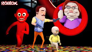 GRANDMA COMING OUT OF THE HOLE 😁 Who's Your Daddy Baby in Yellow Hello Neighbor Roblox by Hapno Game 15,373 views 1 month ago 9 minutes, 36 seconds