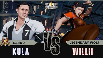 FF:CotW 🐺 KULA (Cristiano Ronaldo) vs WILLII(Chun-Li)⭐Replay Match - FATAL FURY: CotW - 11/25