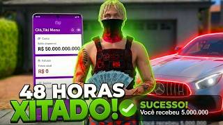 4 DIAS DE RP DO LIXO AO LUXO XITADO PUXANDO MILHÕES NO GTA RP COM HACK MOD MENU! - MENU TIKI