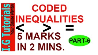 coded inequality -6|short trick|best trick| smart approach| SBI,IBPS, RRB Net Worth