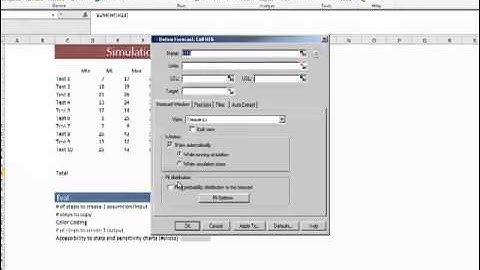 Excel simulation Show-Down - The Additive Model (Part 1)