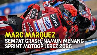 Motogp  Marc Marquez Sempat Crash Tapi Bisa Menang Di Sprint Jerez 2026  tmcblog