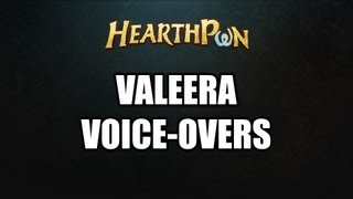 Hearthstone: Heroes of Warcraft - Valeera Sanguinar Gameplay Voiceovers