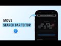 How to Move Safari Search Bar to Top on iOS 26