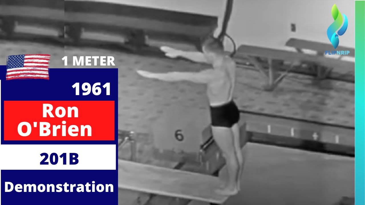 1961 Ron O'Brien - USA Diving - 201B - Diving Demonstration