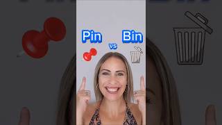 📌 Pin vs 🗑Bin - Do You Hear the Difference? (American English)