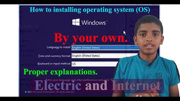 How to install an Operating System by your own | #computer #internet  #pc #electronic #tech