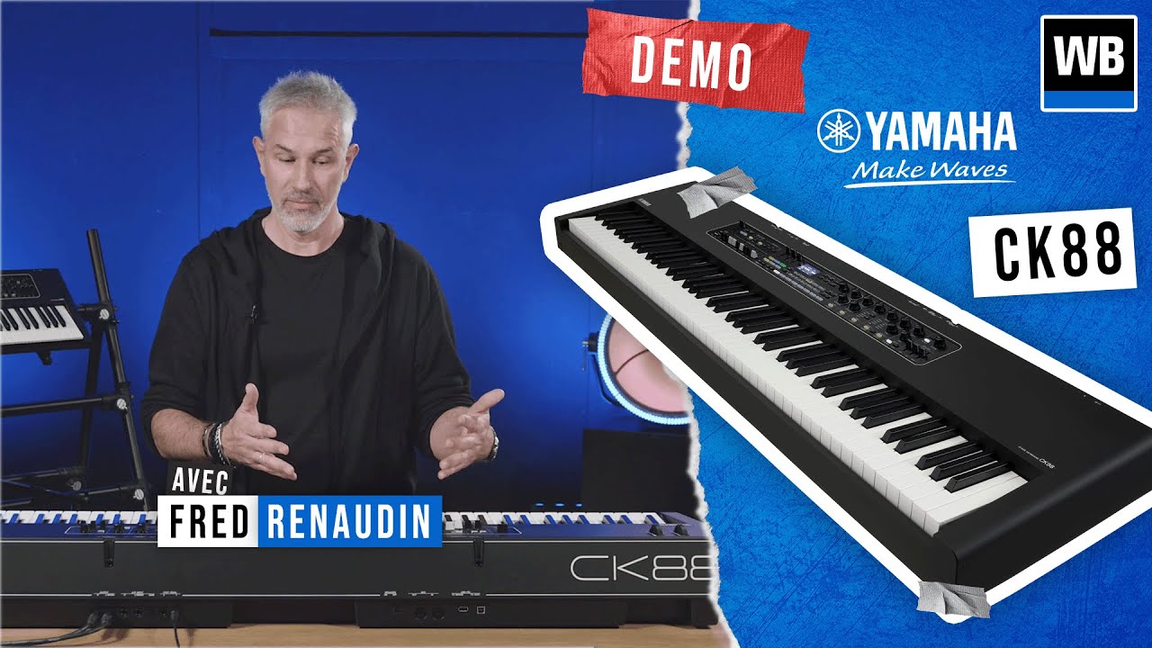 Piano numérique de scène Yamaha CK88 
