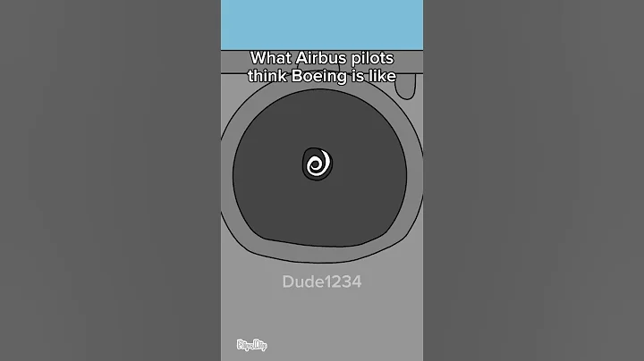 Airbus pilots when they think of Boeing #aviation #airplane #memes #plane #animation