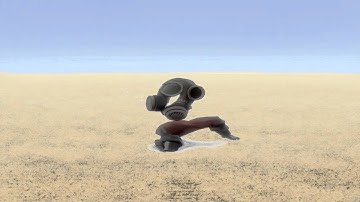 Tiny pyro in the desert