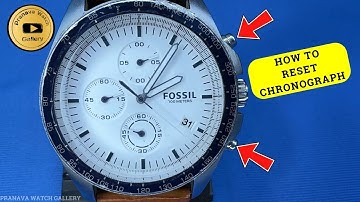 FOSSIL MEN WATCH CHORONOGRAPH HANDS RESET #pranavawatchgallery