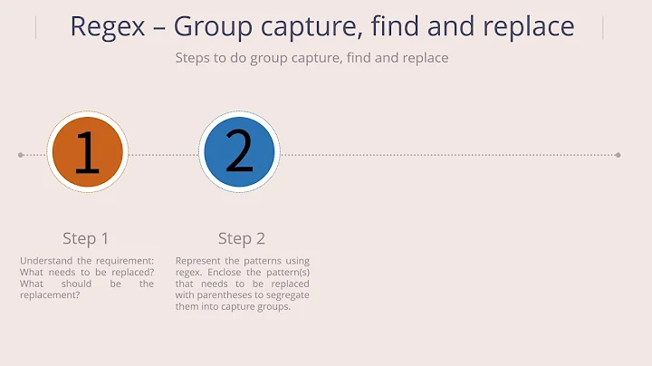 Regular Expressions - Introduction to Find and Replace using capture groups
