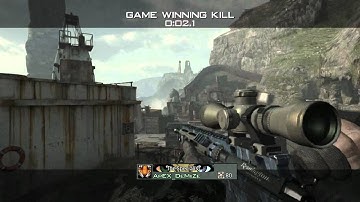 MW3 Sick 360 drag scope across the map with the MSR!