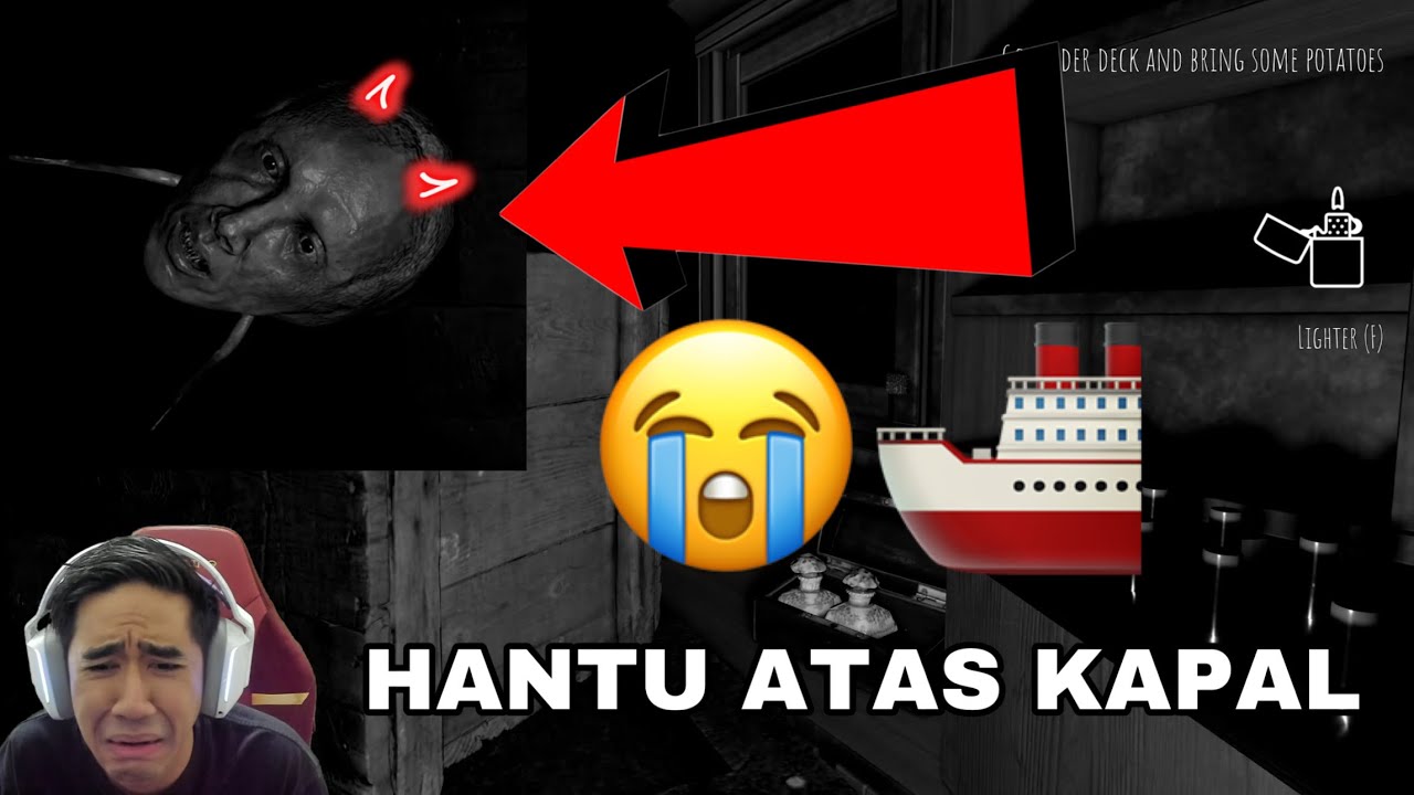 HANTU ATAS KAPAL 😂 24 JAM NAIK KAPAL TITANIC 🚢